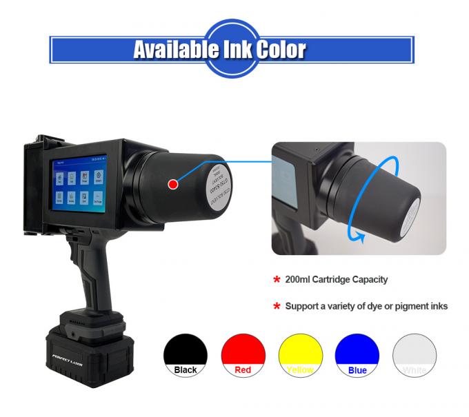 Large Character Dot Matrix Inkjet Printer High Speed Handheld Inkjet ...