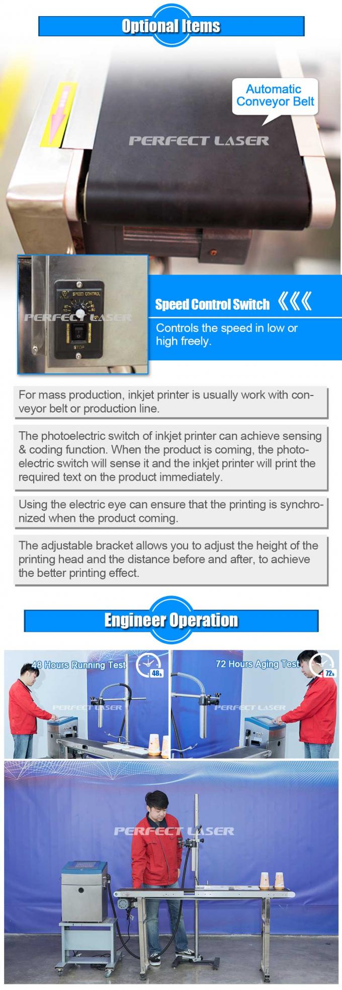Small Character Inkjet Coding Printer For 360 Degree Barcode Two ...