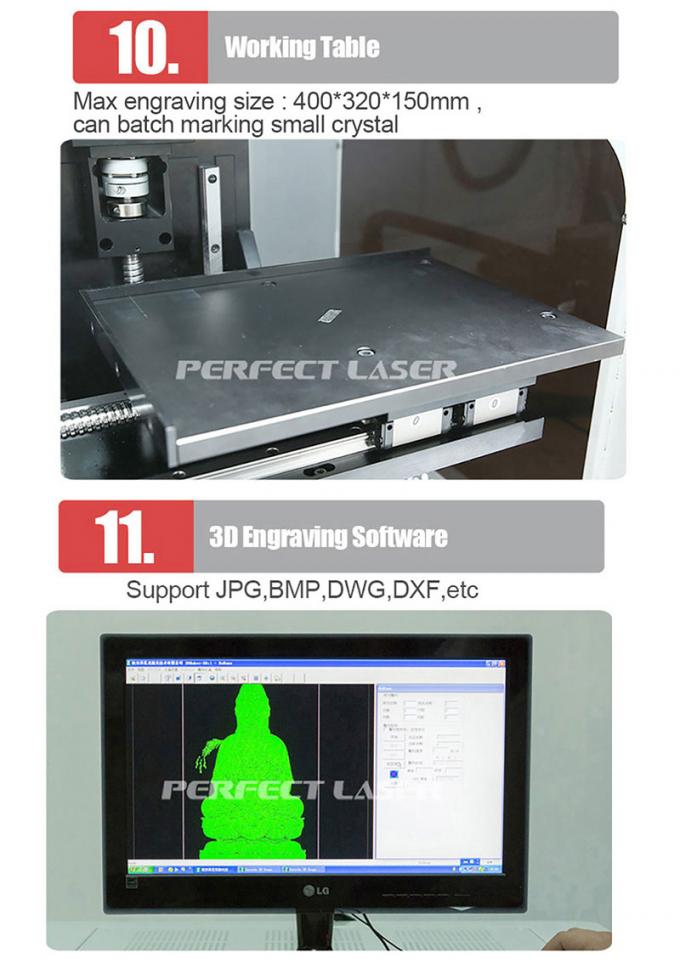 Graved Machine Crystal Cube Color 3D Laser Engraved Machine Glass Block 3d Laser ...