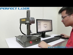 Perfect Laser Desktop Small Laser Etching Machine Demonstrating Video