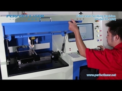 Perfect Laser Fiber Laser Scribing Machine Working Video PE 20W