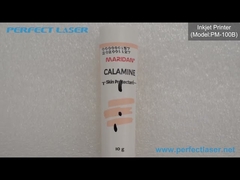 Perfect laser industrial inkjet printing machines PM-100B printing on plastic bottle