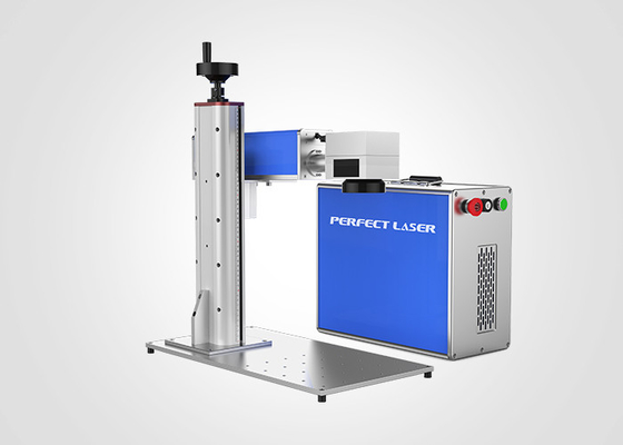 10w 20W 50w 100w PVC / Steel Galvo Scanner Fiber Laser Marking Equipment