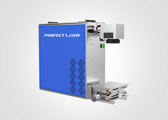 Small UV Stainless Steel Laser Engraving Machine , CNC Metal Marking Machine Durable
