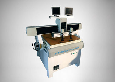 White Automatic CNC Glass Cutting Machine With CAD Drawing FDA CE Approve