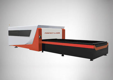 High Speed CNC Metal fiber laser cutter Raycus / Max / IPG With Exchange Platform