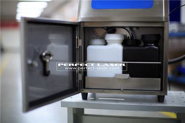Continuous Industrial Inkjet Printer On Bottle Automatic Black
