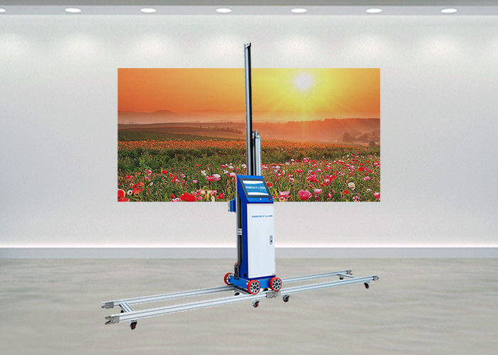9600DPI Dual Core CPU  Vertical Wall Mural Printer Direct To Wall Inkjet Printer