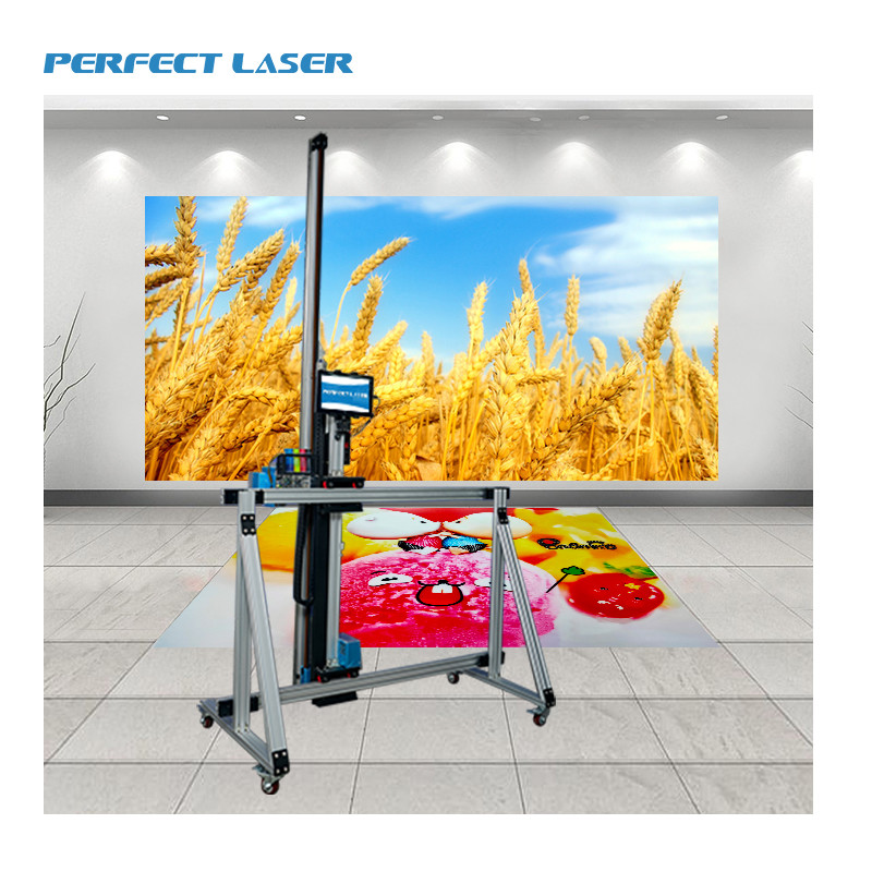 9600dpi Resolution Digital 5D Floor Ground Wall Inkjet Printer 11.6 Inch LCD Control