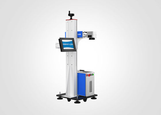 High Speed Laser Marking Machine 10W-20W with galvenometer head , Lifting Type