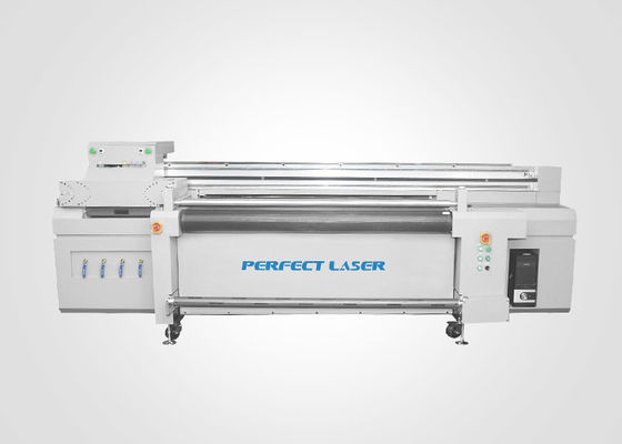 1.8m Printing Hybrid UV Flatbed Printer Ricoh UV Roll To Roll For Carpet Printing