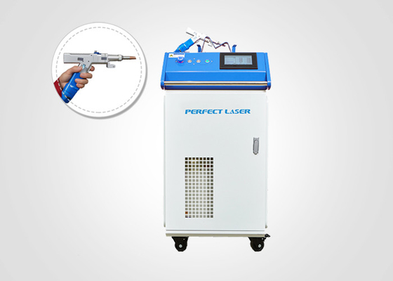 1070nm 1000W 1500W Handheld Laser Welding Machine For Welding Stainless Steel Aluminum Alloy Galvanized Sheet