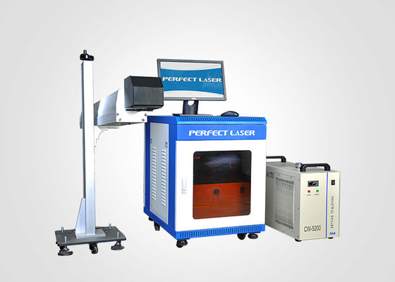 30w 60w Co2 Laser Marking Machine Water Cooling For Wood Glass Plastics Leather