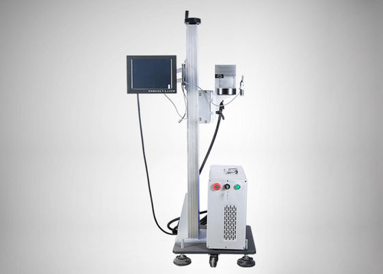 Lifting Type Laser Marking Machine Air Cooling For Bottles / Production Line