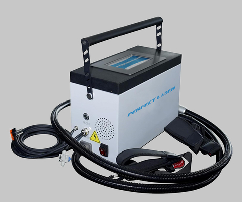 Portable Handheld Metal Steel Aluminum Laser Cleaning Machine Air Pressure 0.3-0.8MPa Laser Frequency Range 20-200 kHz