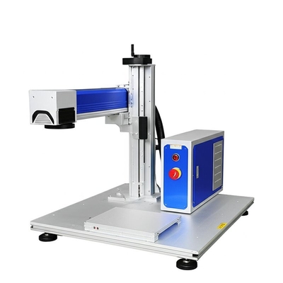 650 Characters/second Marking Speed Laser Marking Machine with precision 2D Scanning Method and Air Cooling