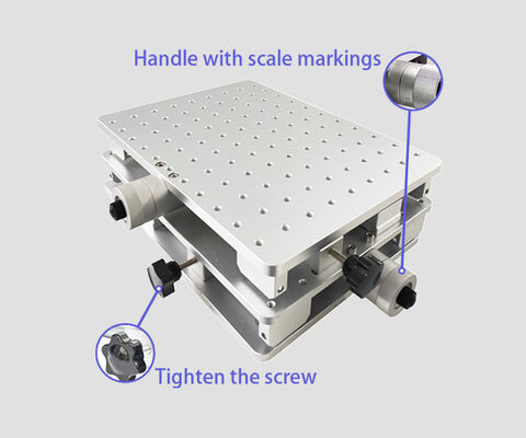 Perfect Laser Aluminium XY-axis 2D Adjustable Mini Working Bench for Laser Marking Machine