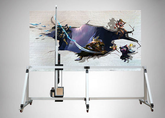 Speed Adjustable Wall Sticker Machine High Precision Wireless Touching Screen Operation