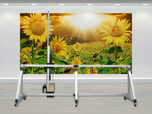 Outdoor Indoor Automatic Vertical Wall Printer Uv Ink 3D Wall Printing Machine Robots for Paintings and Wall Arts Decor Wallpaper
