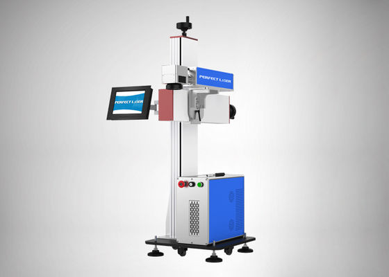 1064nm 20W Liftable Flying Laser Marking Machine For Production Line