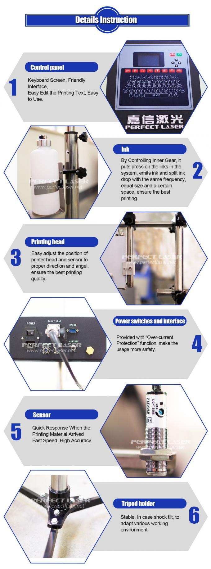 Automatic Large Format Label Inkjet Printer High Resolution Industrial ...