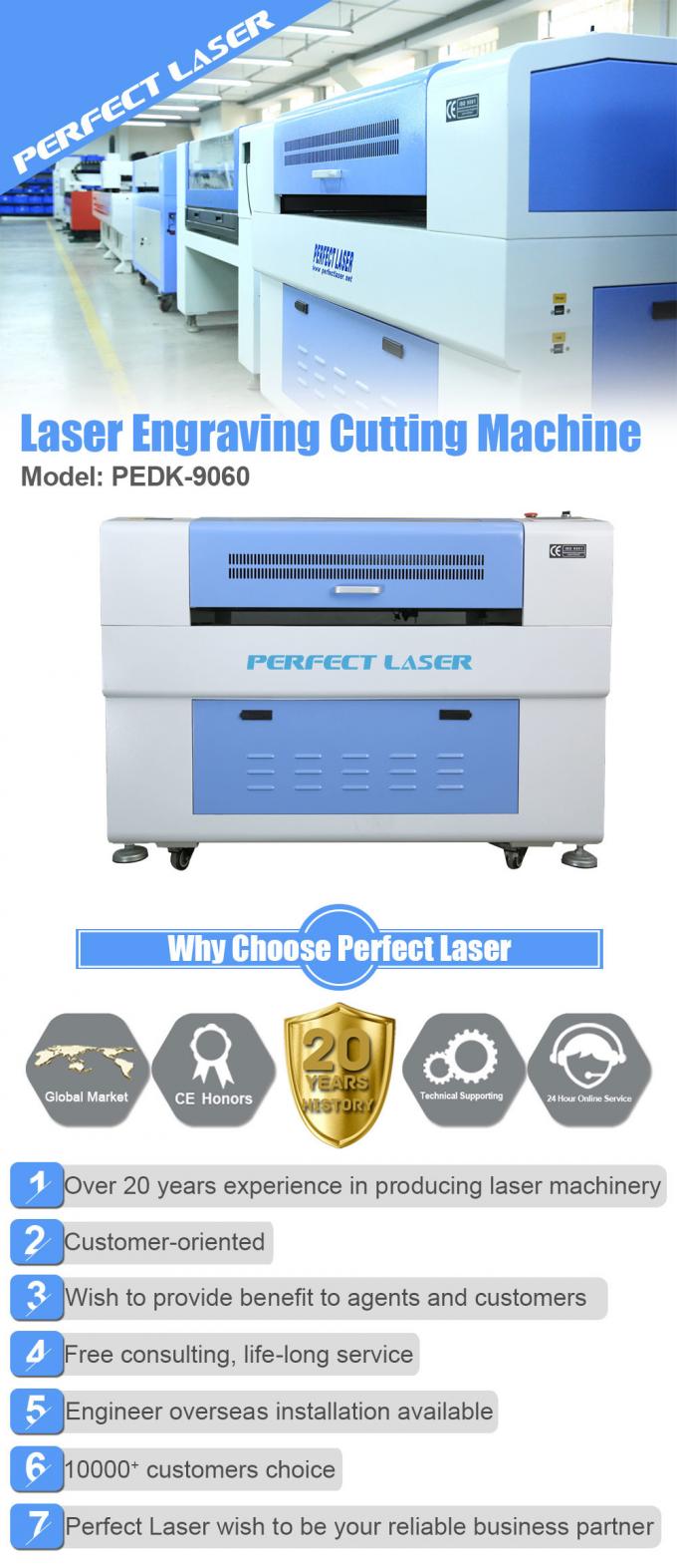 60W 100W 120W 150W CO2 Laser Engraver Signs , MDF acrylic laser cutting ...