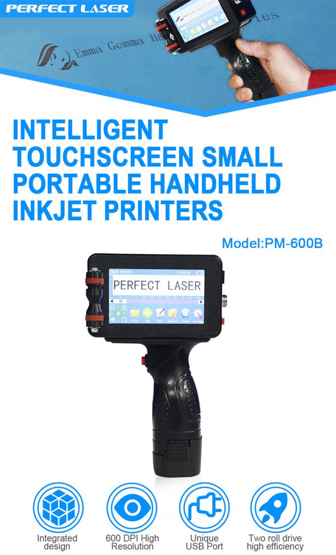 Portable Inkjet Batch Code Printers Print Machine/Handheld Inkjet ...